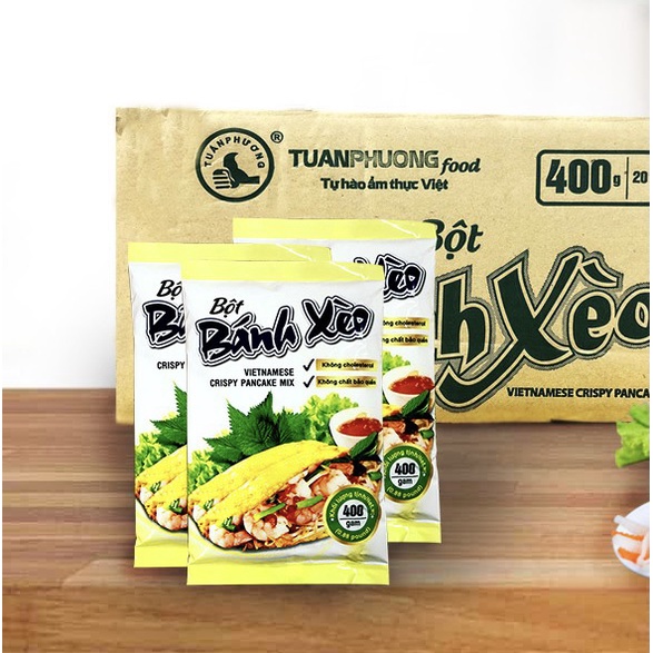 [Giá hủy diệt] [Rẻ vô địch] Bột bánh xèo Tuấn Phương 400gr