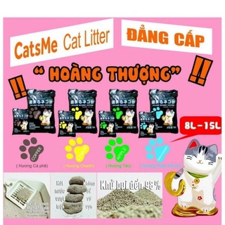 Cát Vệ Sinh cho Mèo CatsMe Cat Litter | 8L siêu rẻ - không bụi, vốn cục nhanh,khử mùi tốt