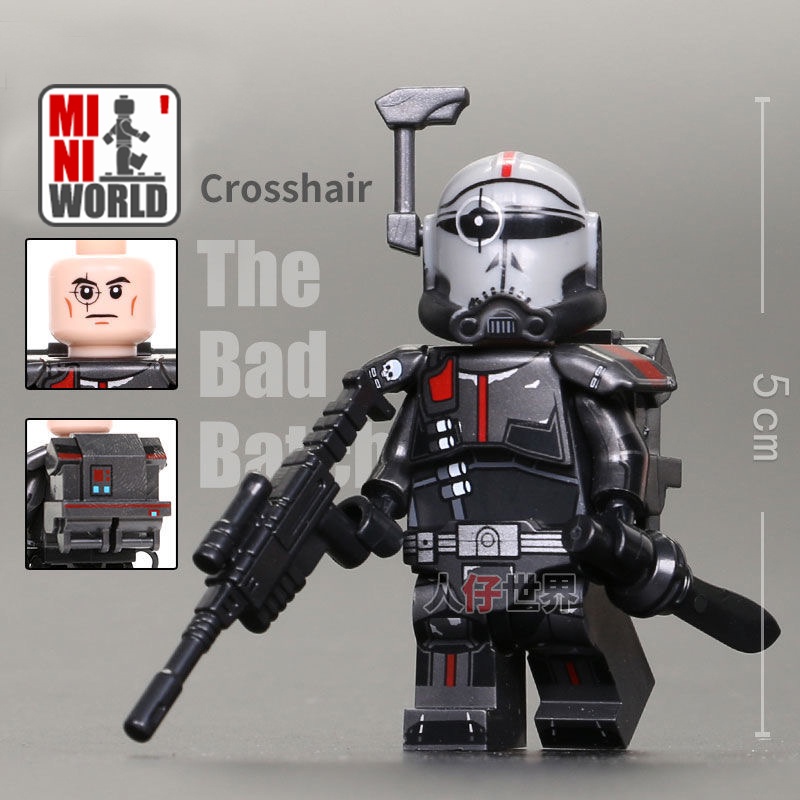 Bộ Đồ Chơi Xây Dựng Mini Cho Bé Đi Săn Trer Echo Star Wars The Bad Batch Wfes Wre Chéo Tr1047
