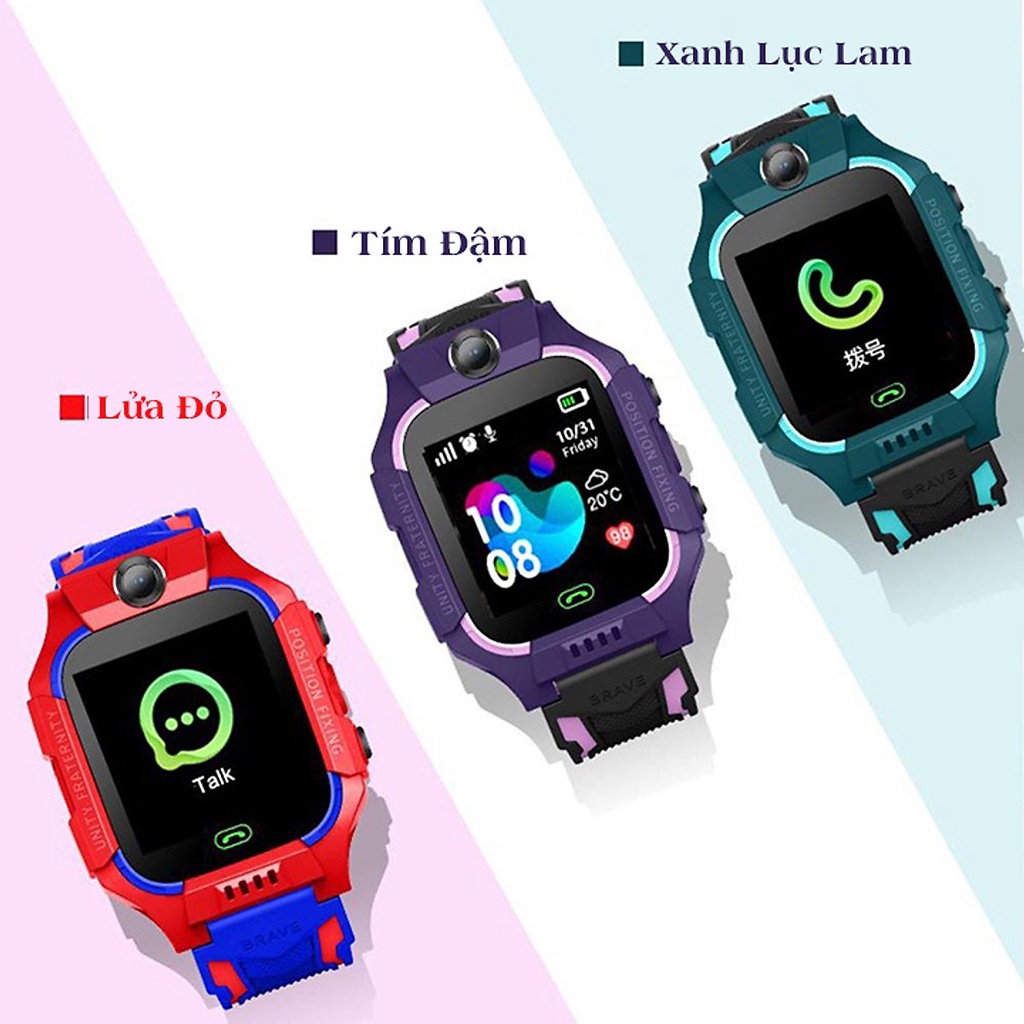 Đồng hồ Định vị Trẻ em  định vị Z66 Có thể lắp sim nghe gọi Chống nước tích hợp sim 4G