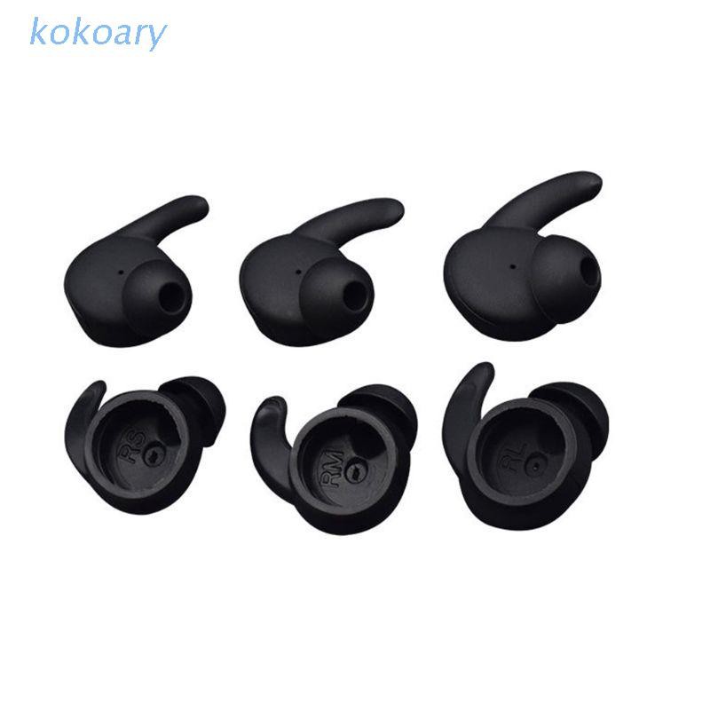 Set 3 cặp nút bọc tai nghe bluetooth thể thao bằng silicon mềm thích hợp cho Huawei Honor AM61
