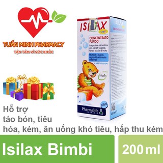 [Kèm quà Tặng ]Isilax Bimbi Hỗ trợ giảm táo bón cho bé - của Fitobimbi - Nhập khẩu chính hãng từ Ý