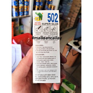 [CHÍNH HÃNG] Keo dán sắt 502 super glue