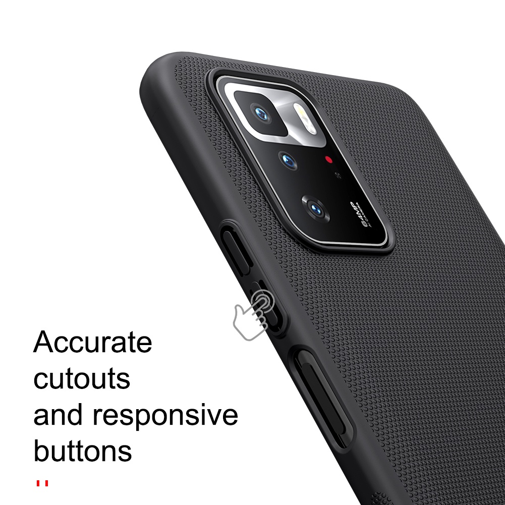 Ốp lưng Nillkin cho Xiaomi Redmi Note 10 - Note 10 Pro - Note 10s -  Note 9/10x 4G chống bám vân tay và bụi bẩn