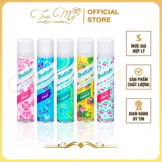 Dầu Gội Khô Batiste Dry Shampoo Hết Ngứa, Hết Bết Dính Tóc Bồng Bềnh Tức Thì 200ml