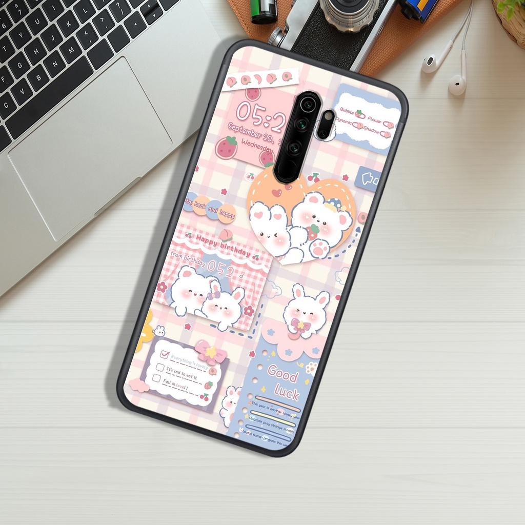 ỐP LƯNG XIAOMI REDMI NOTE 8 - REDMI NOTE 8 PRO - REDMI 9 , IN HÌNH GẤU NÂU CHOCOLATE ĐÁNG YÊU.