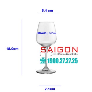 Ly Rượu Ocean Lexington White Wine 1019W08 240ml