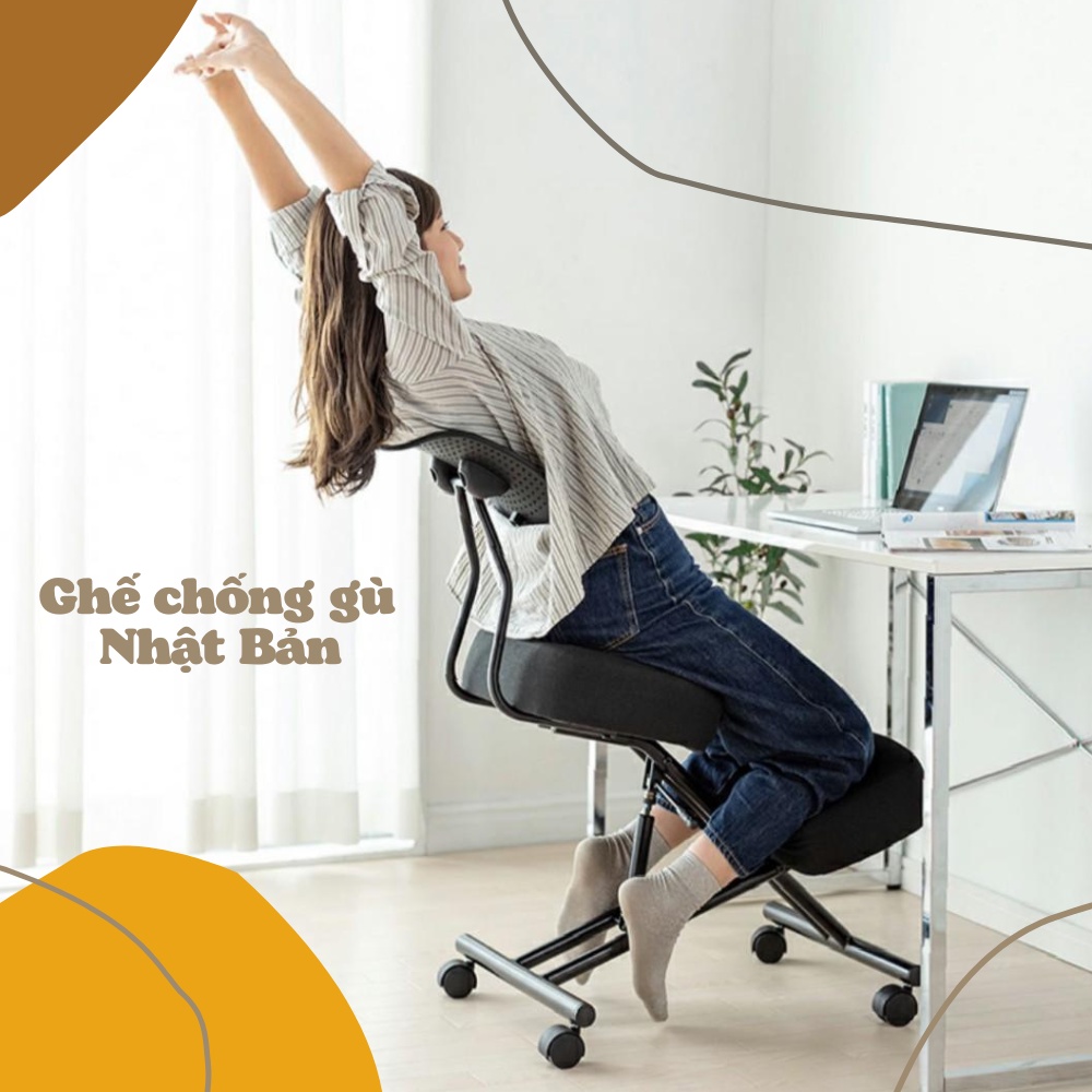 Ghế chống gù chống cận Hand H1 - Nâng hạ chiều cao, bảo vệ cột sống