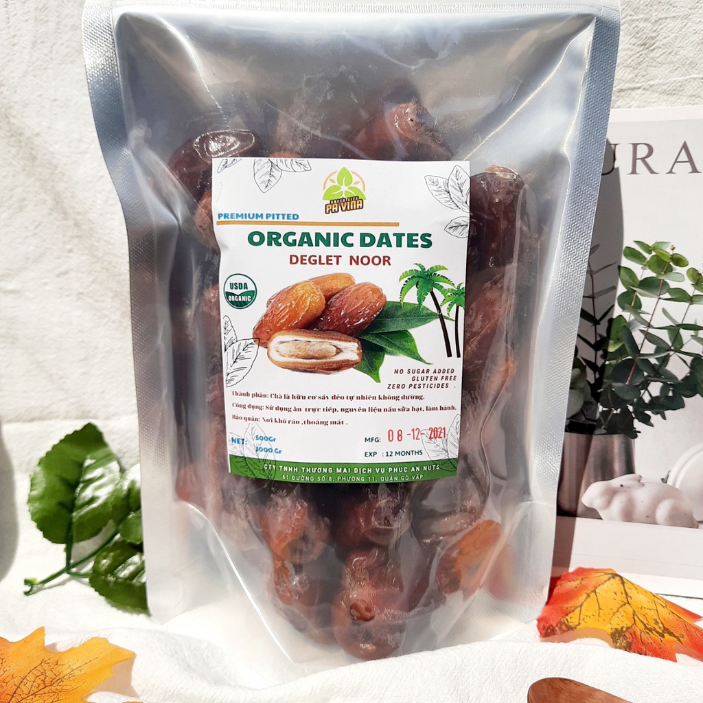 500GR Qủa Chà là tạo vị ngọt- Chà là rời  Dùng nấu sữa hạt tạo ngọt , Hàng mới Thương hiệu PA NUTS