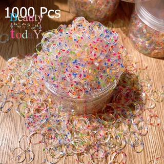 Bộ 1000 Dây Thun Buộc Tóc Sử Dụng Một Lần Dễ Thương Cho Nữ
