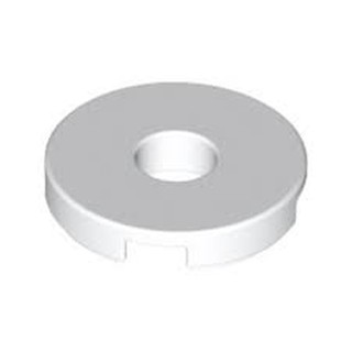 Gạch Lego tròn trơn 2 x 2 có lỗ rỗng / Lego Part 15535: Tile, Round 2 x 2 with Hole