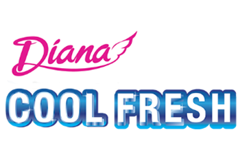 Bộ 4 gói băng vệ sinh Diana Sensi Cool Fresh siêu mỏng cánh gói 20 miếng/gói