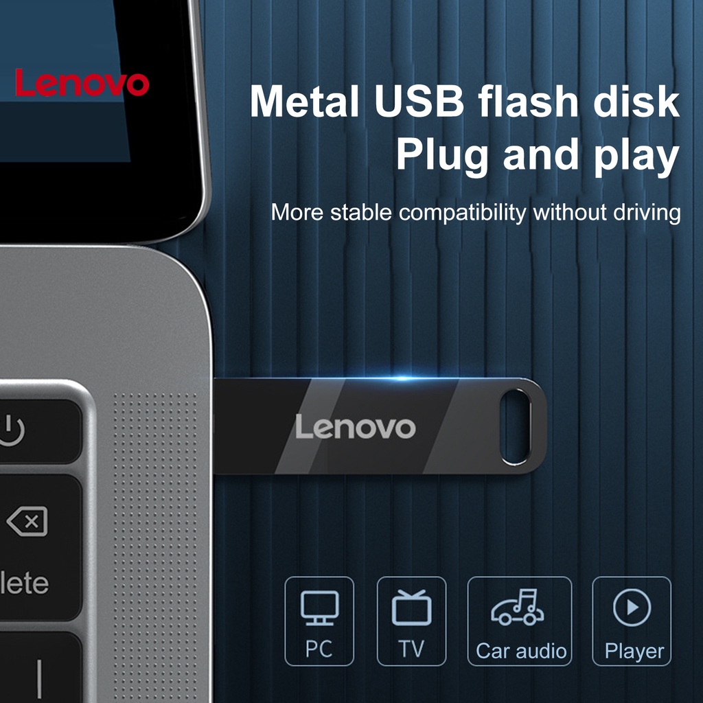 Usb 3.0 Dung Lượng 4GB/8GB/16GB/32G/64GB/128GB Chống Thấm Nước Dành Cho Lenovo U Disk