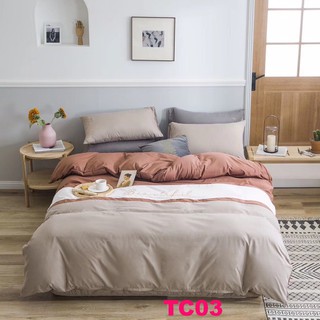 Bộ chăn ga gối cotton Tici TC03 set 4 món siêu đẹp nhiều mẫu tha hồ lựa chọn