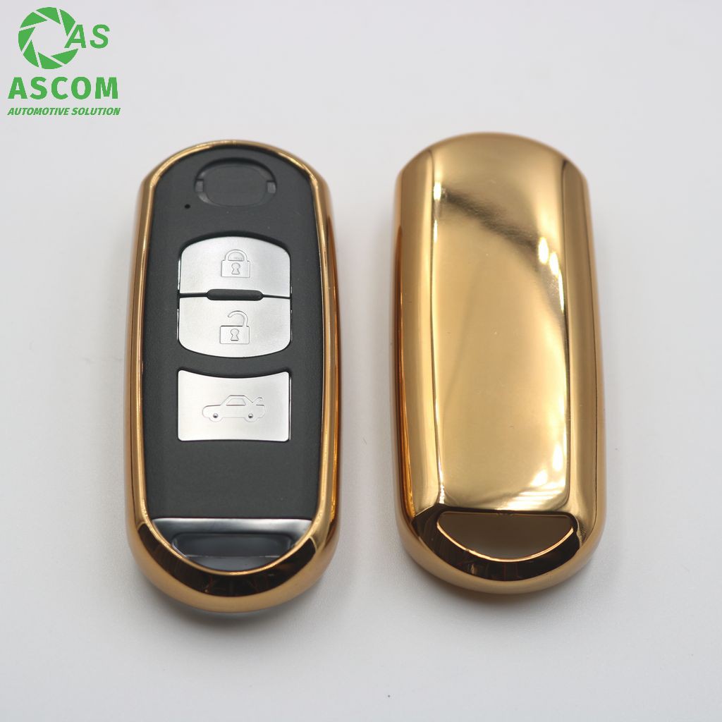 Ốp bảo vệ vỏ khóa Mazda Ốp chìa khóa Mazda 2 3 6 CX5 2 nút- 3 nút