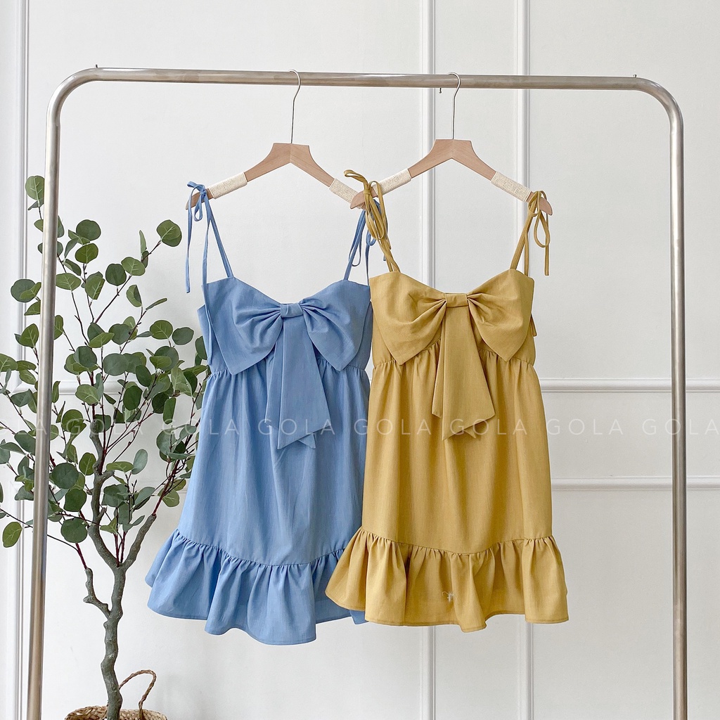 Đầm BOWTIE - Đầm dây nơ ngực tùng xòe