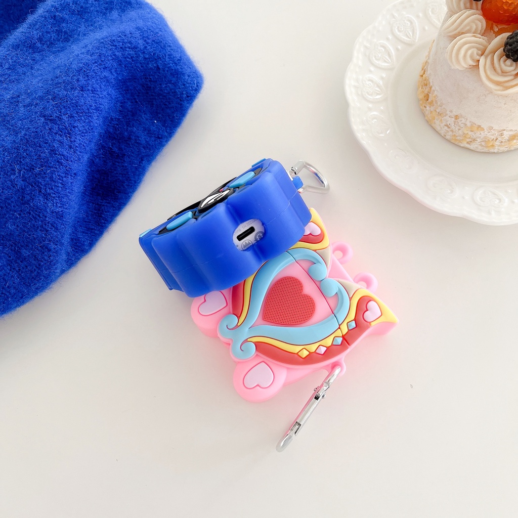 Vỏ Bảo Vệ Hộp Sạc Tai Nghe Không Dây bluetooth Bằng Silicon Mềm Họa Tiết Hoạt Hình 3D Đáng Yêu Cho BASEUS Encok W04/W04PRO