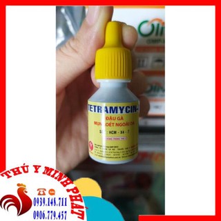 Đậu gà tetramycin minh huy lọ 10ml