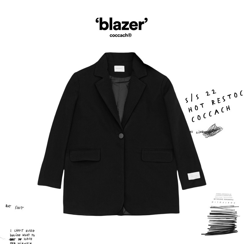 Áo blazer cao cấp nam nữ CCS48 by COCCACH