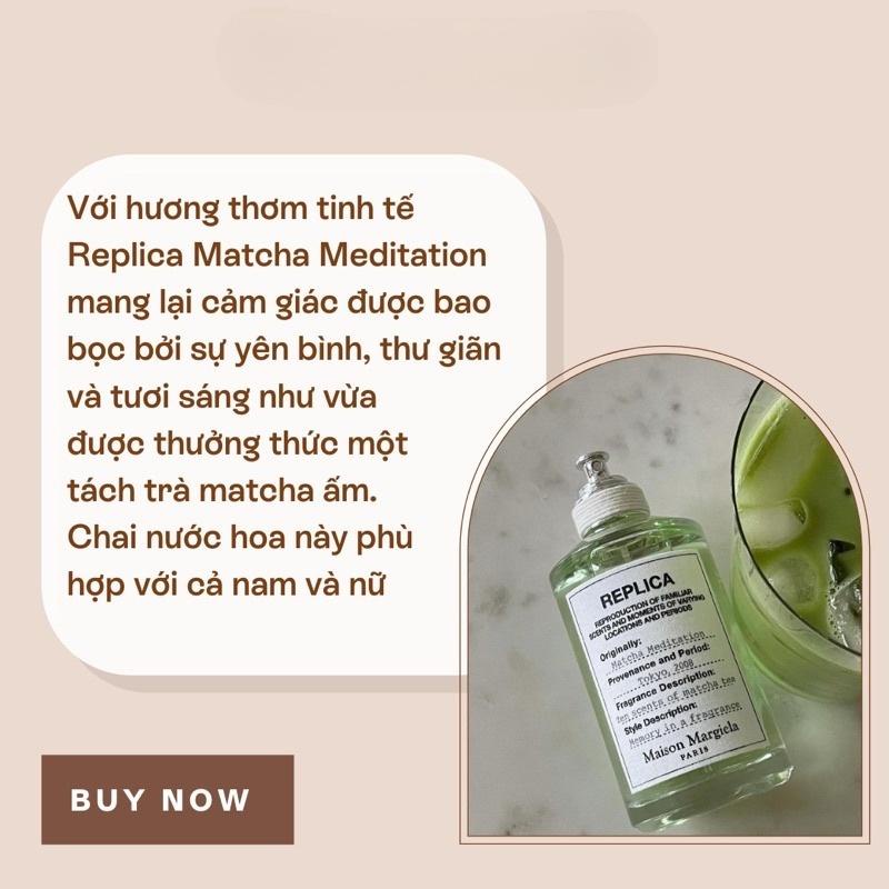 Nước hoa nam nữ Maison Margiela Replica Matcha Meditation/Springtime In The Park EDT 100ml - Hương tươi mát, thanh lịch