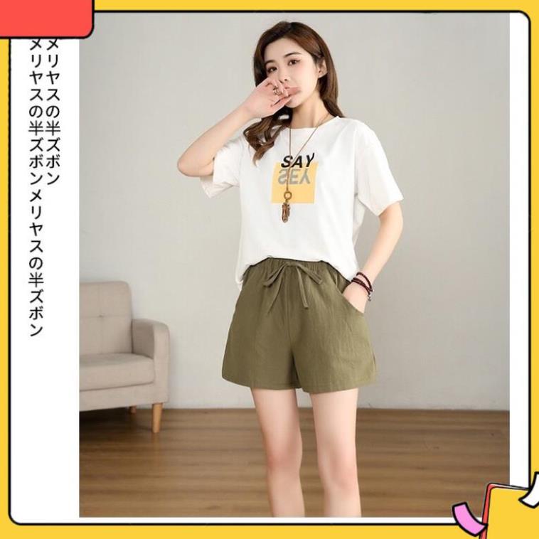 MÃ XMTK06 quần đùi đũi siêu hót FULL MÀU free size &lt;65kg