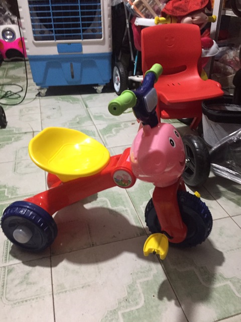 XE ĐẠP BA 3 BÁNH CÚT KÍT CHO 1-4T PHÁT SÁNG GẤP GỌN