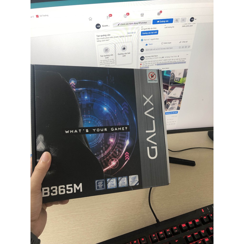 Bo mạch chủ GALAX B365M new, bảo hành chính hãng 36th (Intel B365, Socket 1151, m-ATX, 2 khe RAM DDR4) | BigBuy360 - bigbuy360.vn
