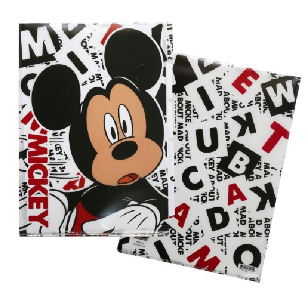 [Mã BMBAU50 giảm 7% đơn 99K] Đồ dùng cho bé bìa nhựa đựng giấy A4 Disney Mickey 014 MGA0156240A-014