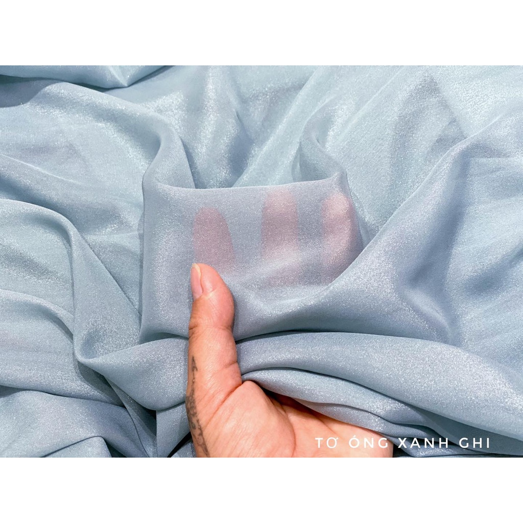 Vải voan tơ óng chất đẹp mềm, rủ, mịn may áo sơ mi, váy, đầm làm rèm, làm background, làm hoa trang trí