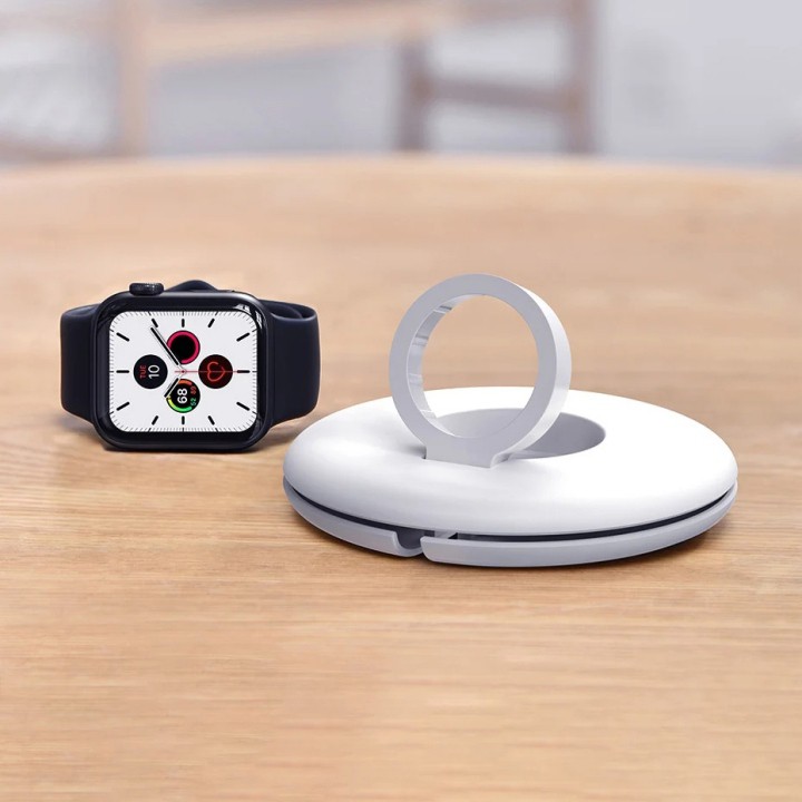 Đế Cuộn Dây Sạc Apple Watch Kiêm Giá Đỡ Thương Hiệu Baseus Planet