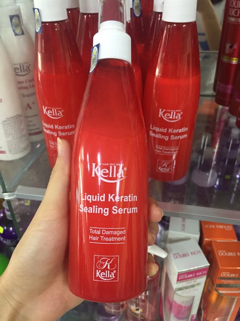 Dung dịch keratin phục hồi tóc hư tổn 250ml kella