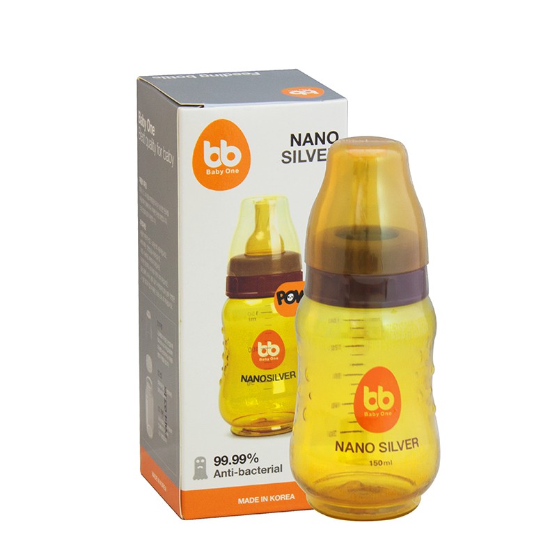 Bình-sữa cổ hẹp I-Byeol Nano Silver size + - 250ml - 8809464805730