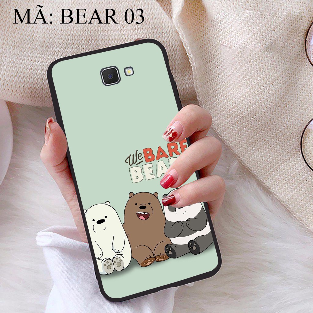Ốp lưng Samsung J7 Prime viền dẻo TPU BST Gia Đình Nhà Gấu