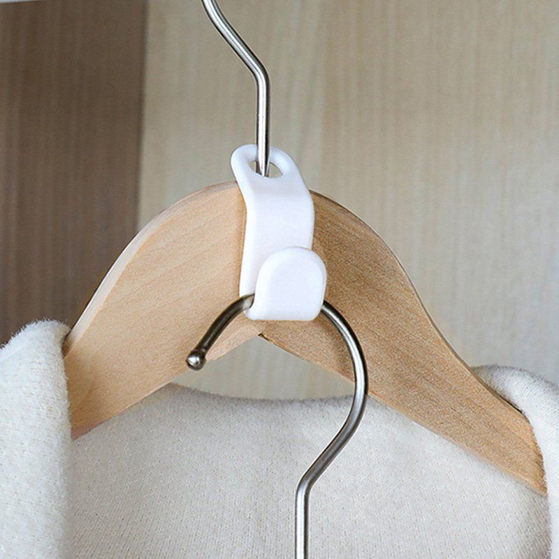 Sỉ 100 Đầu nối móc treo quần áo bằng nhựa đa năng