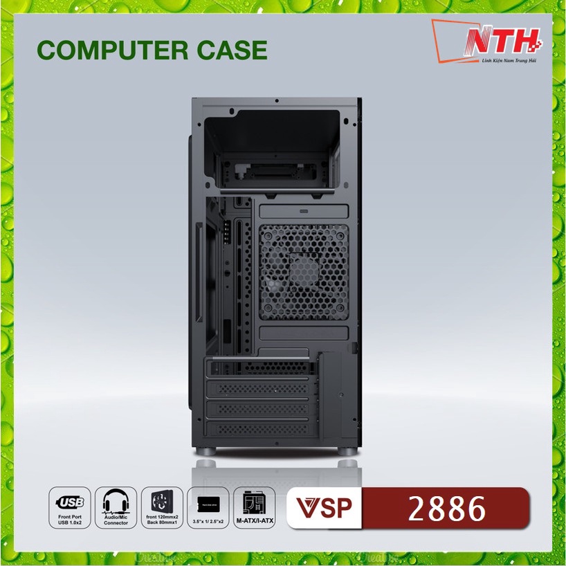 Vỏ Case Máy Tính VSP 2886 (Chuẩn mATX)