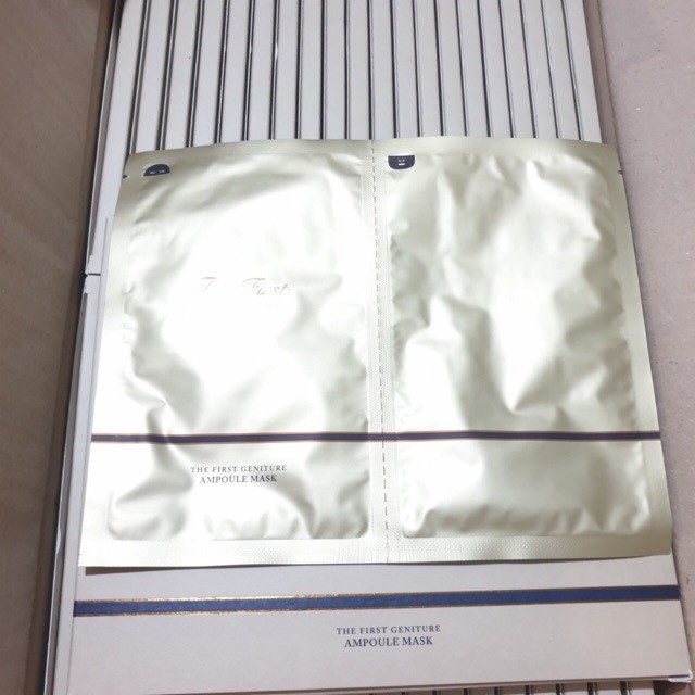 Mặt Nạ Tinh Chất Vàng Tái Sinh Da Ohui The First Geniture Ampoule Mask 40ml - Giúp Làn Da Ẩm Mịn Tức Thì, Ngừa Lão Hóa