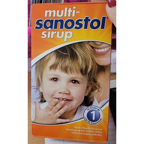 Siro Multivitamin syrup Sanostol số 1 Đức cho bé từ 1 tuổi