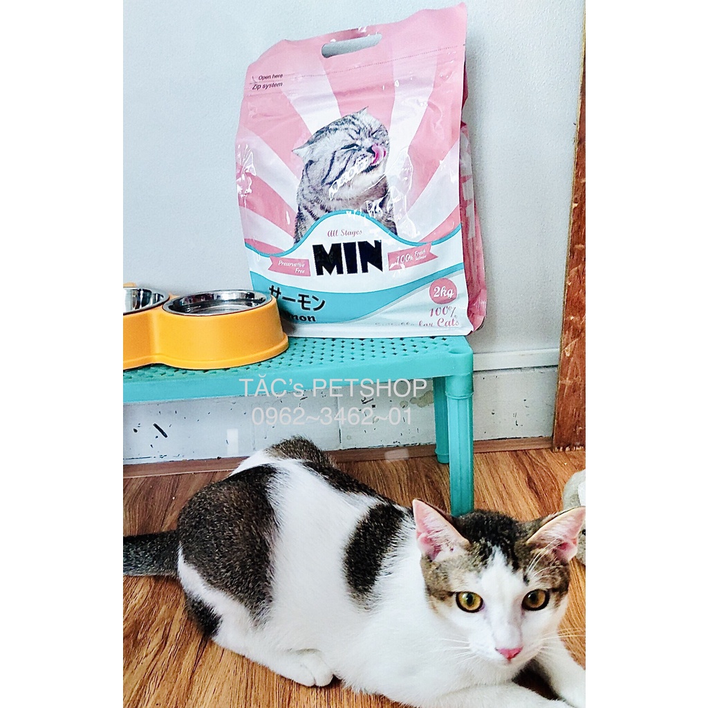 MIN HẠT CHO MÈO MỌI LỨA TUỔI BỊCH 2KG