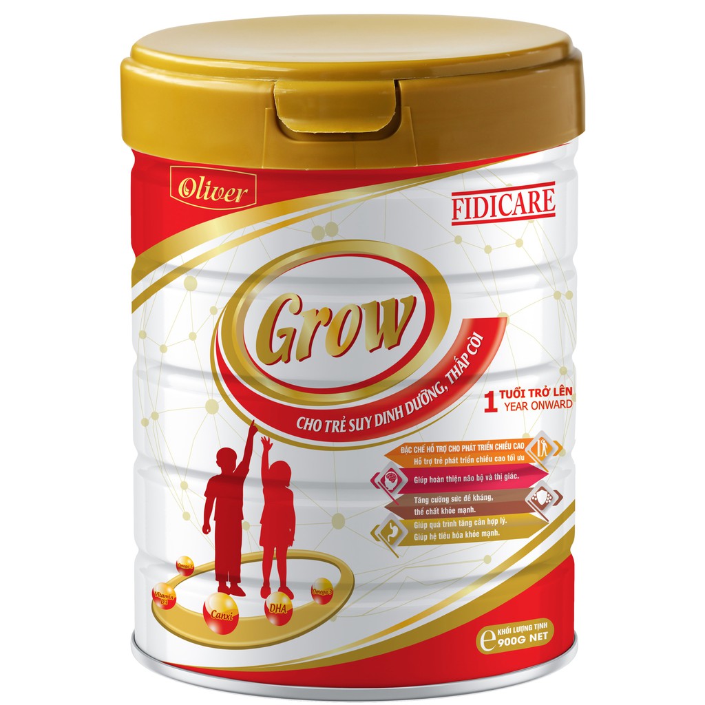 Sữa bột Fidicare Grow 900g