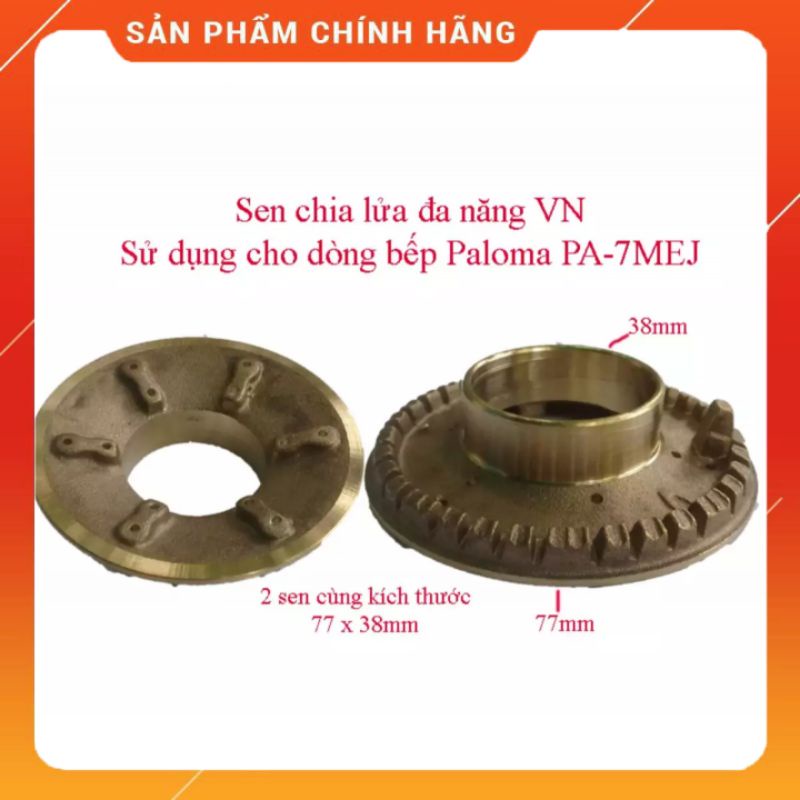 SEN CHIA LỬA BẾP GAS PALOMA NHẬP KHẨU NHẬT BẢN MODEL 7MEJ JAPAN.