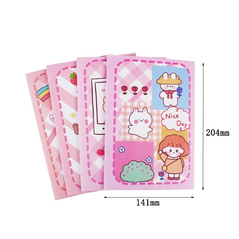Sổ ghi chép khổ A5 phong cách Hàn Quốc