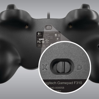 Tay cầm chơi game console có dây Logitech F310 - 4 phím di chuyển D-Pad, tương thích TV Android, dây 1.8m