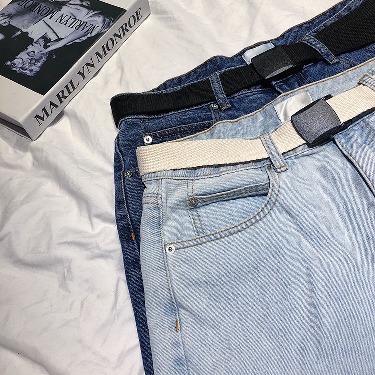 Thắt lưng bằng vải canvas nhiều màu sắc tùy chọn thời trang 22508