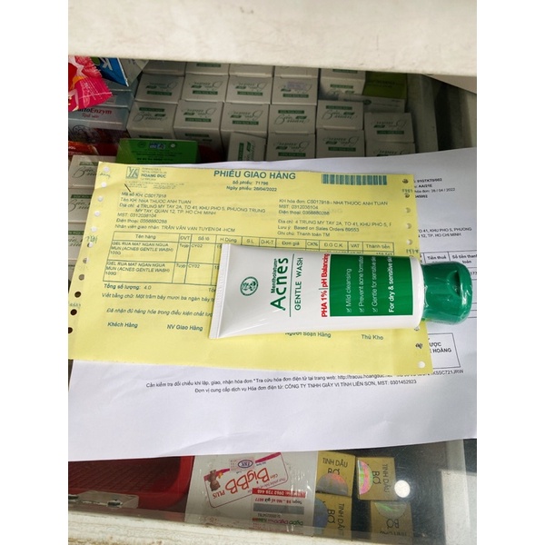 Sữa rửa mặt ACNES ngăn ngừa mụn tuýp 100g