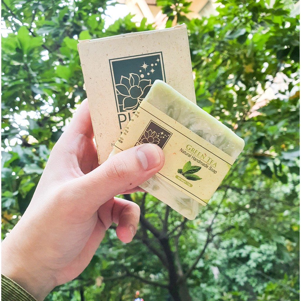 Xà Phòng Thiên Nhiên GREEN TEA SOAP PIZKIE 110gr