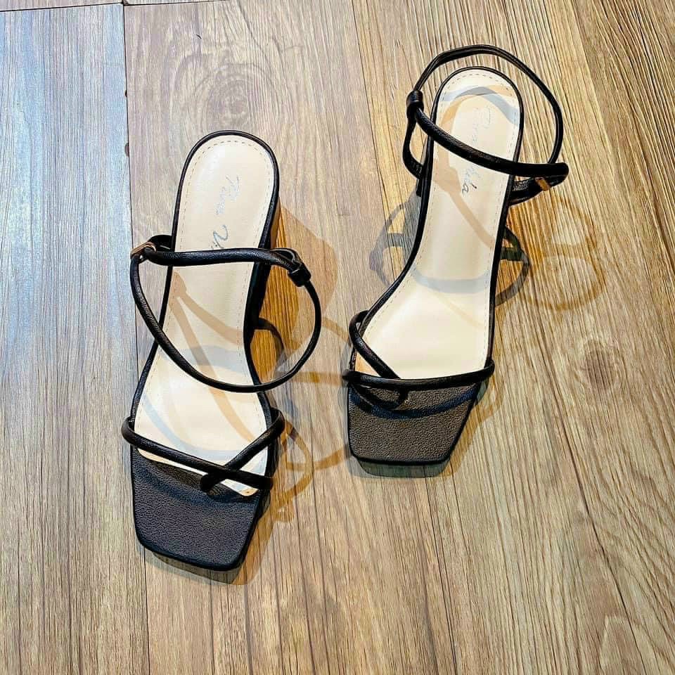 (S149) Sandal nữ dây cuốn gót vuông 5 phân (mã G35 - hàng VNXK)