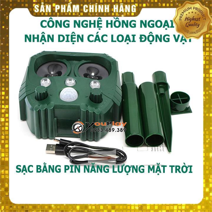 Máy đuổi chuột AMB A3, thiết bị đuổi động vật bằng công nghệ sóng siêu âm kết hợp cảm biến hồng ngoại