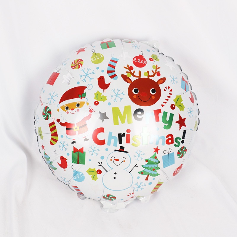 Bong bóng hình người tuyết kích thước 18 inch dùng trang trí tiệc Giáng Sinh