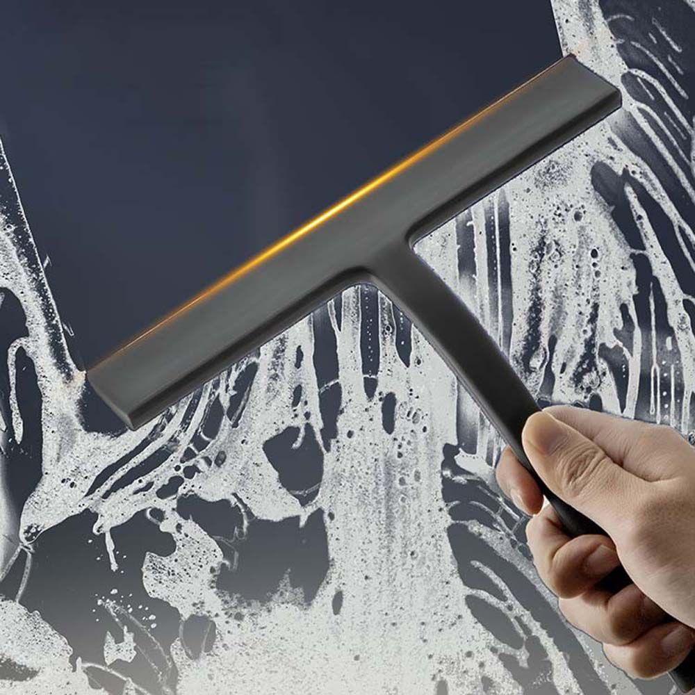Dụng Cụ Lau Cửa Kính Bằng Silicon Chống Trượt Kèm Móc Tiện Dụng Cho Nhà Tắm / Cửa Sổ