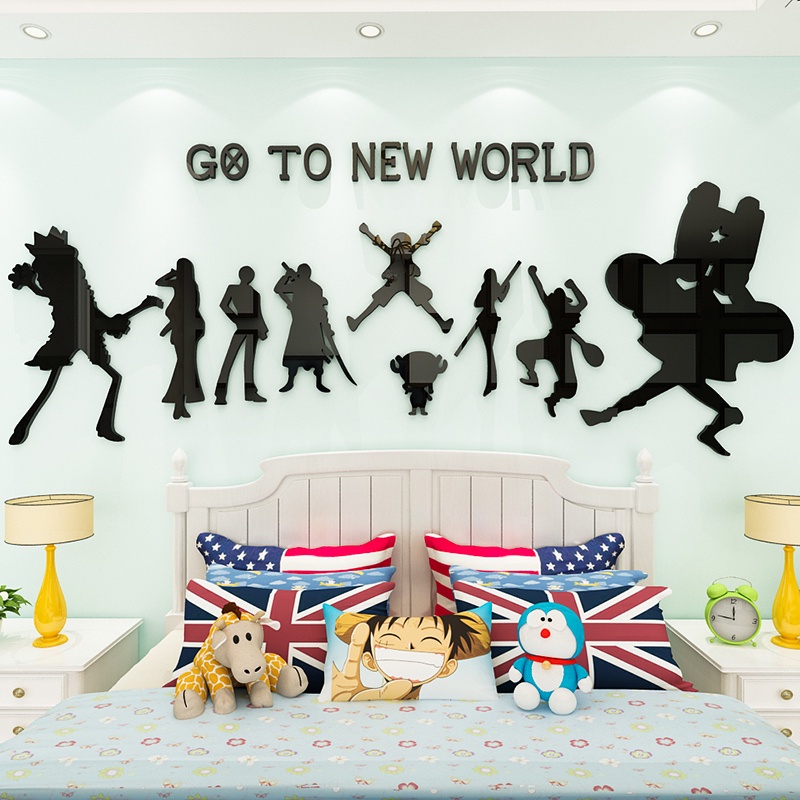 Giấy Dán Tường 3D Hình One Piece Đẹp Mắt